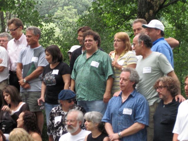 Nancy's view of part of the group shot